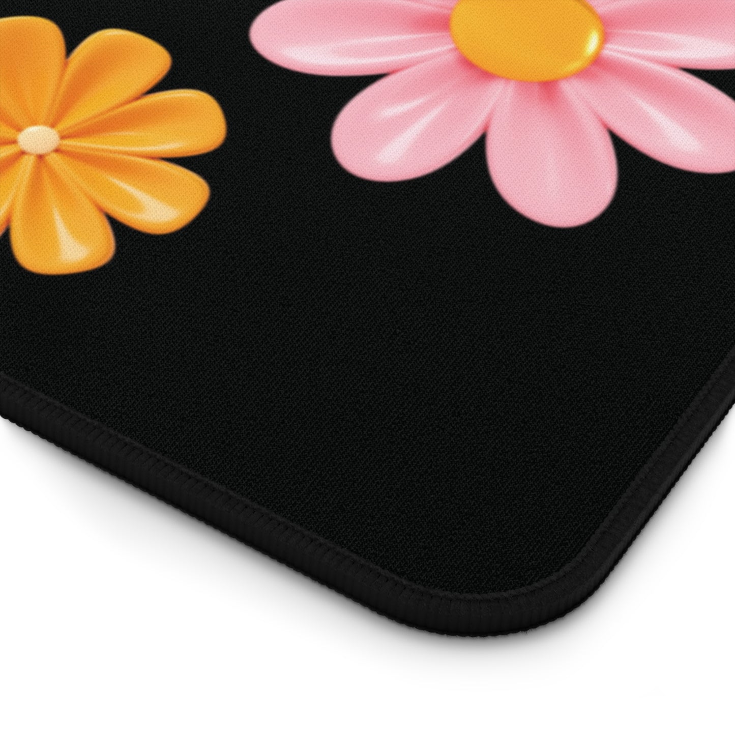3D Floral Daisies Desk Mat | Cute Desk Pad
