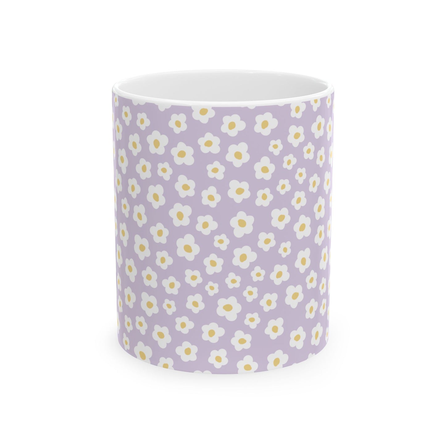 Cute Retro Flowers Coffee Mug (11oz)