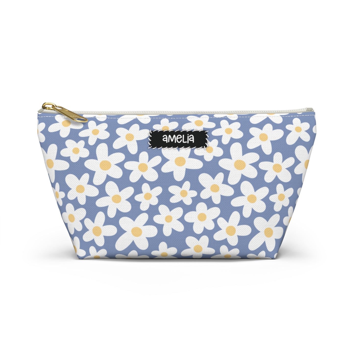 Personalized Floral Pouch | Floral Accesories Bag
