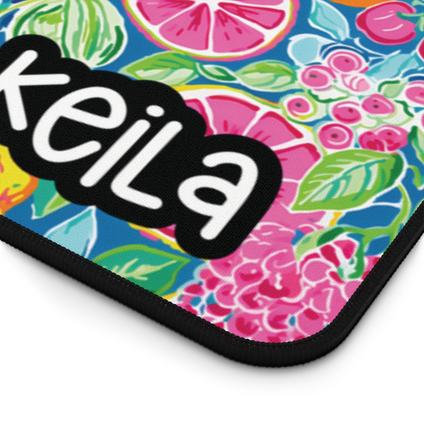 Personalized Cute Pink Lemonade Desk Mat | Cute Desk Pads