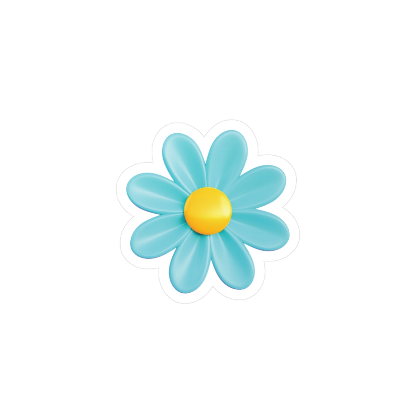 Cute Flower Sticker (waterproof)