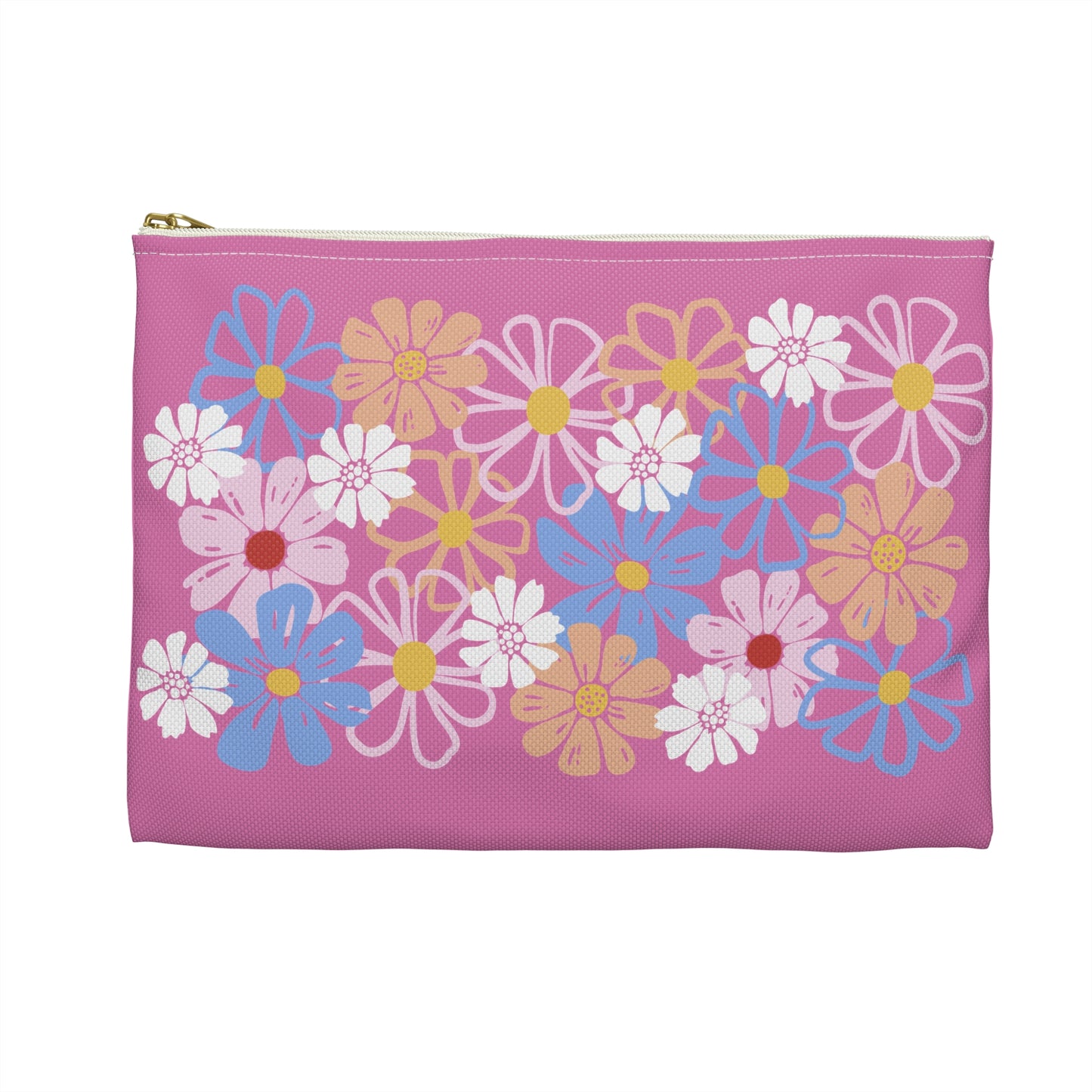 Floral Accessory Pouch | Colorful Makeup Bag for Spring Celebrations
