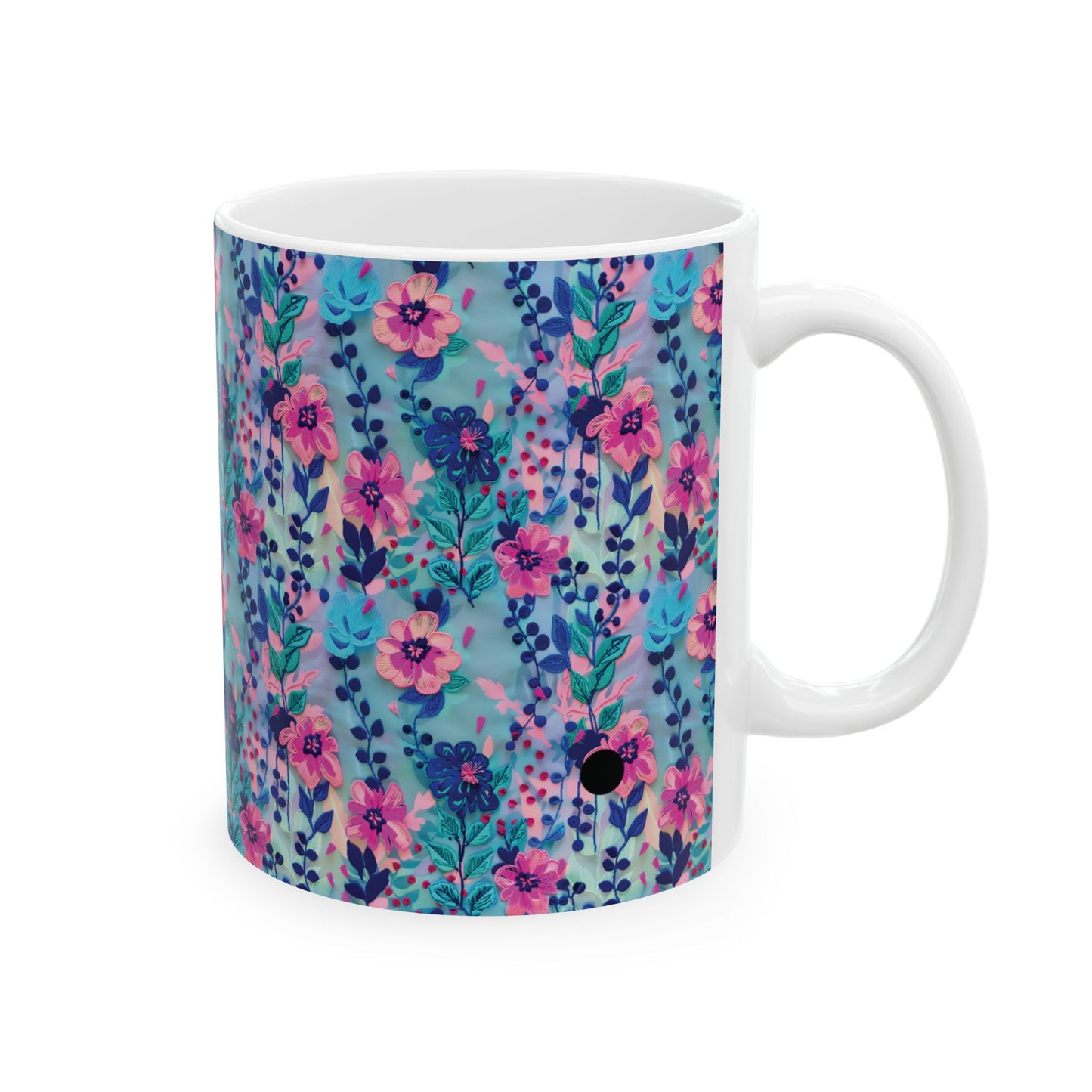 Cute Floral Coffee Mug (11oz)