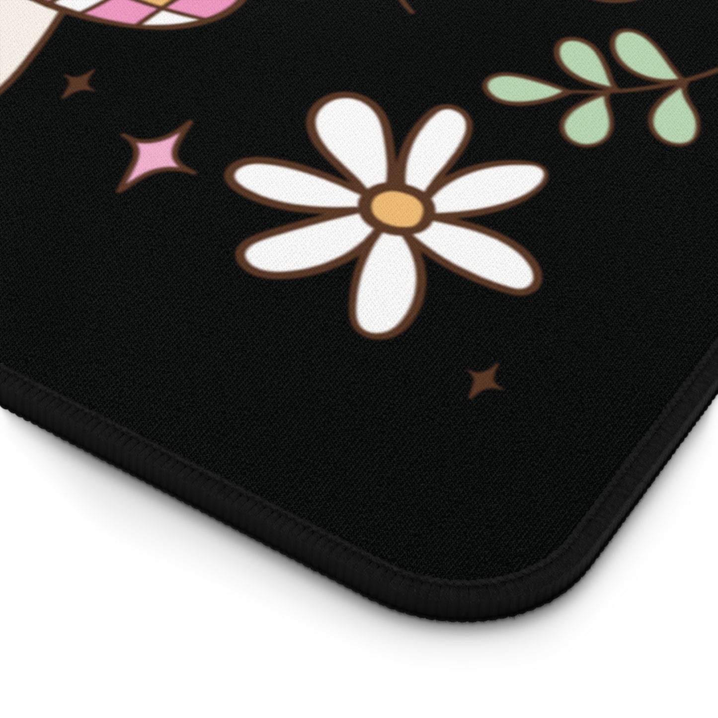 Floral Mushrooms Desk Mat