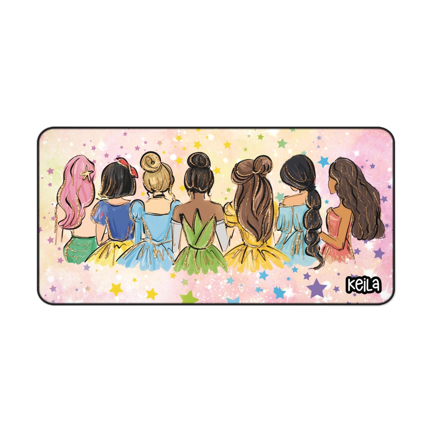 Personalized Disney Princess Design Desk Mat