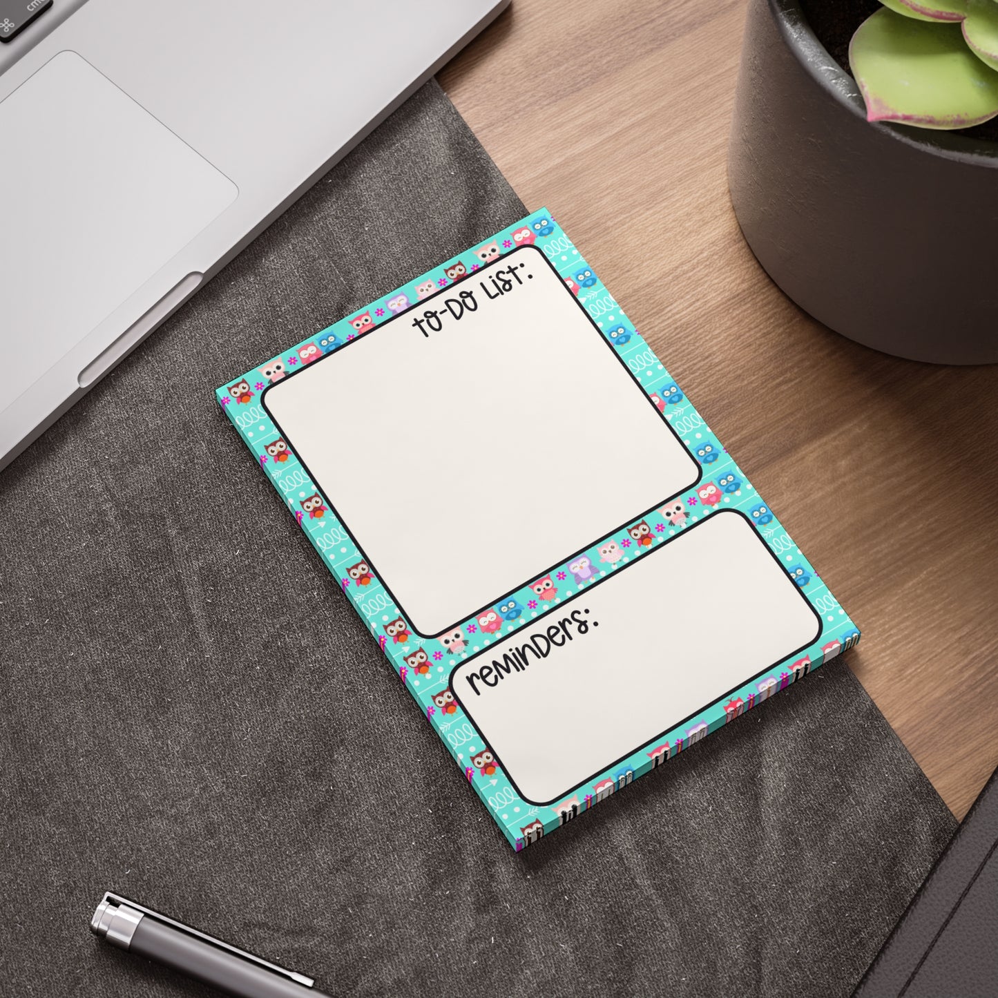 Cute Owl To-Do List Notepad | Reminder Pad for Home and Office, Gift for Students, Festive Organizing Supplies