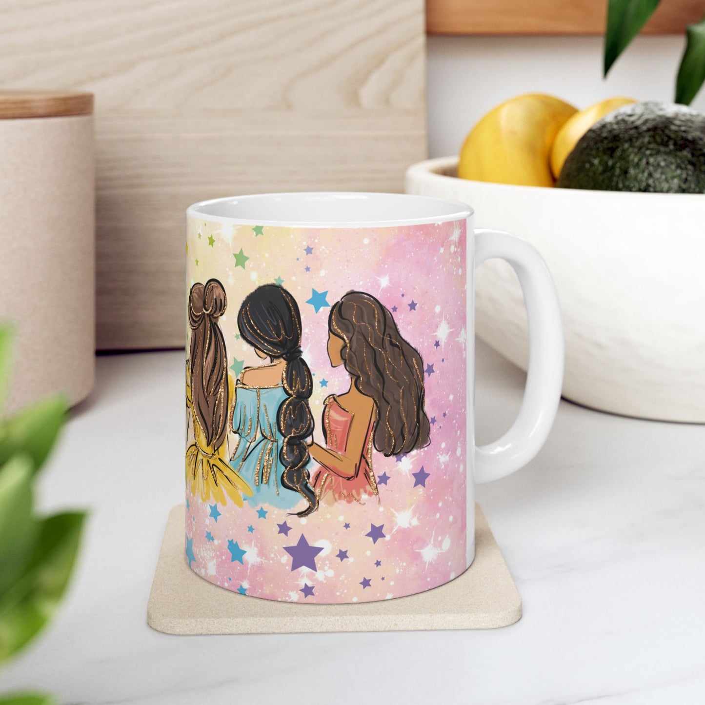 Cute Disney Princess Coffee Mug (11oz)