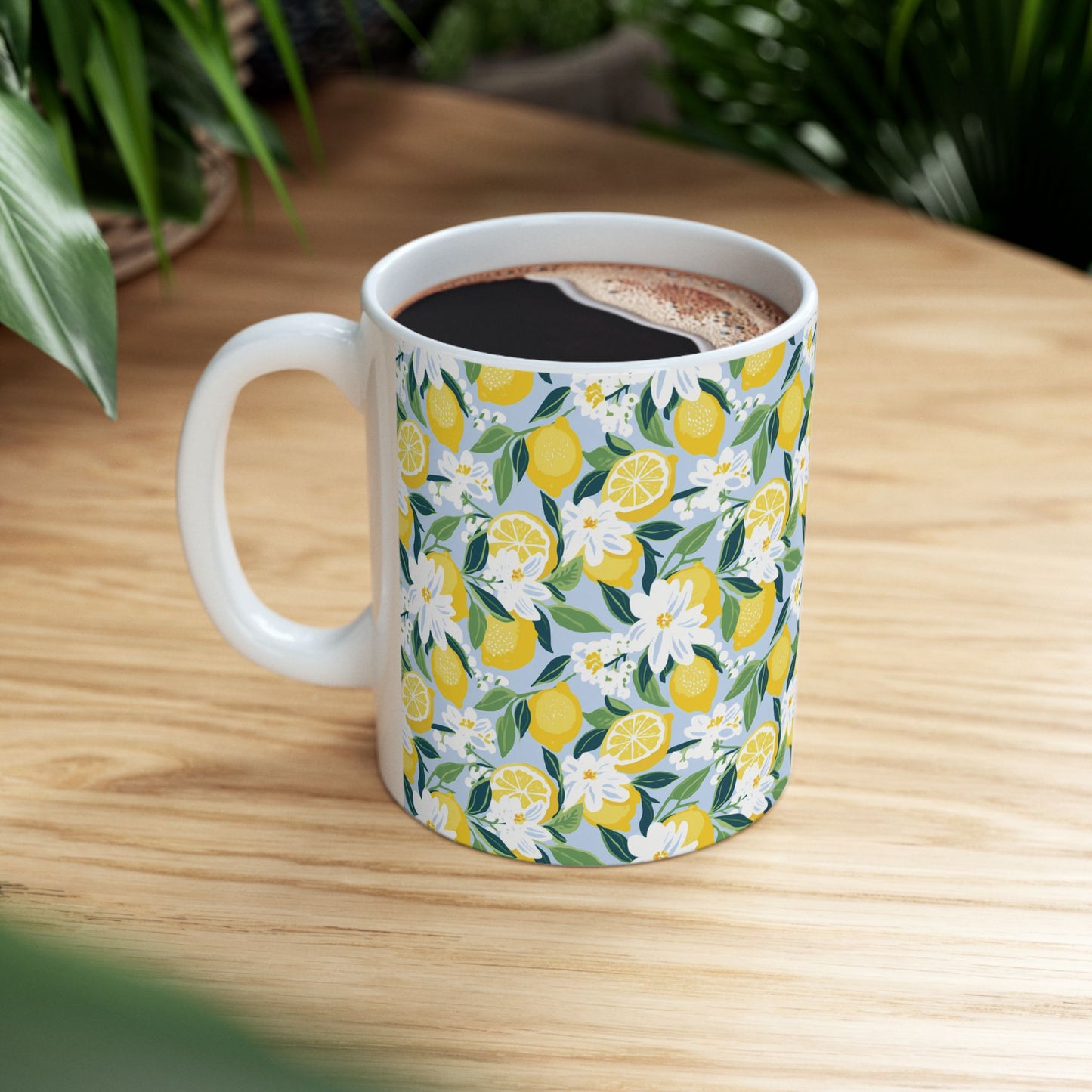 Cute Spring Lemon Lime Coffee Mug (11oz)