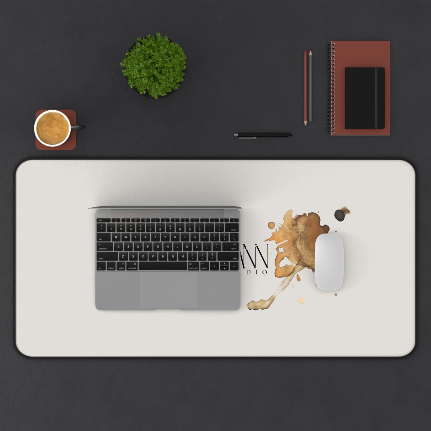 Your Company Logo Desk Mat, Custom Elegant Desk Mat for Home Office, Stylish Mouse Pad, Desk Accessory, Modern Decor, Gift for Productivity Enthusiasts