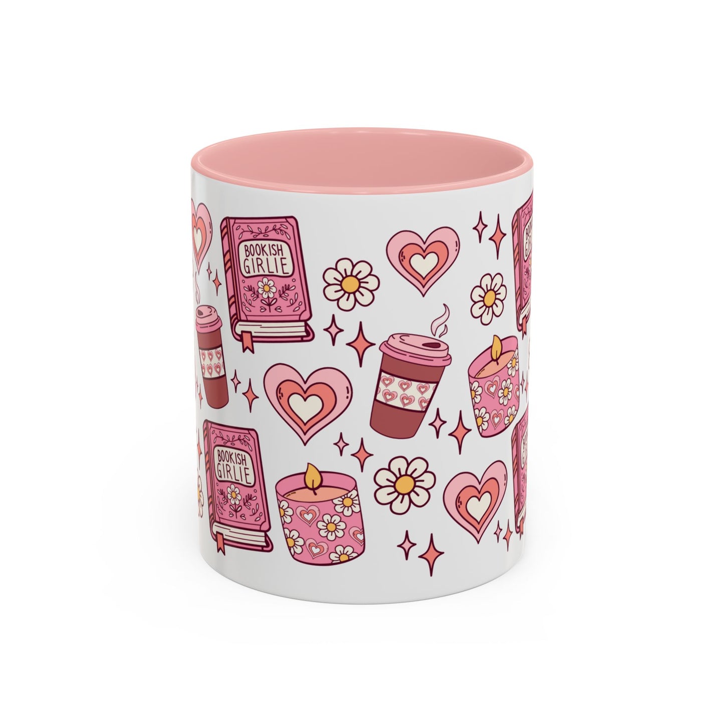 Booklover Pink Coffee Mug (11oz)