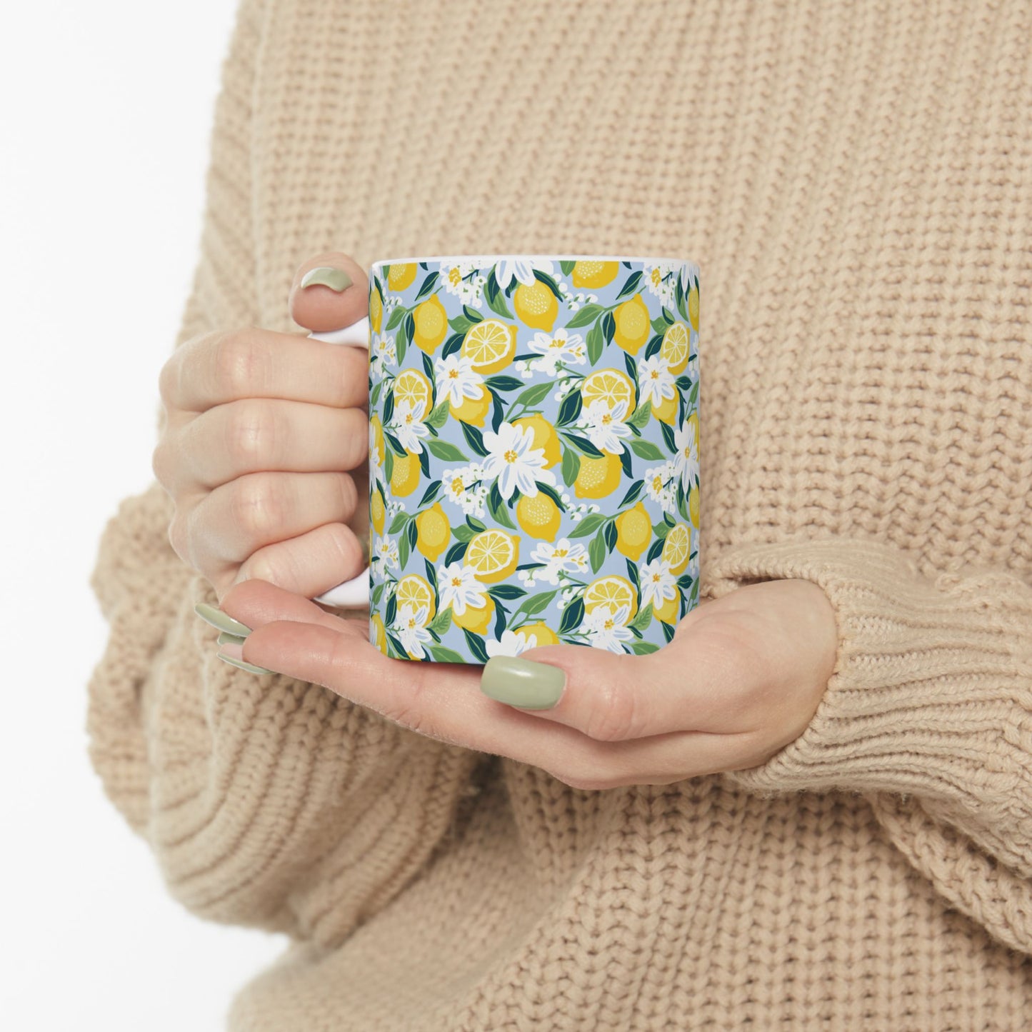 Cute Spring Lemon Lime Coffee Mug (11oz)