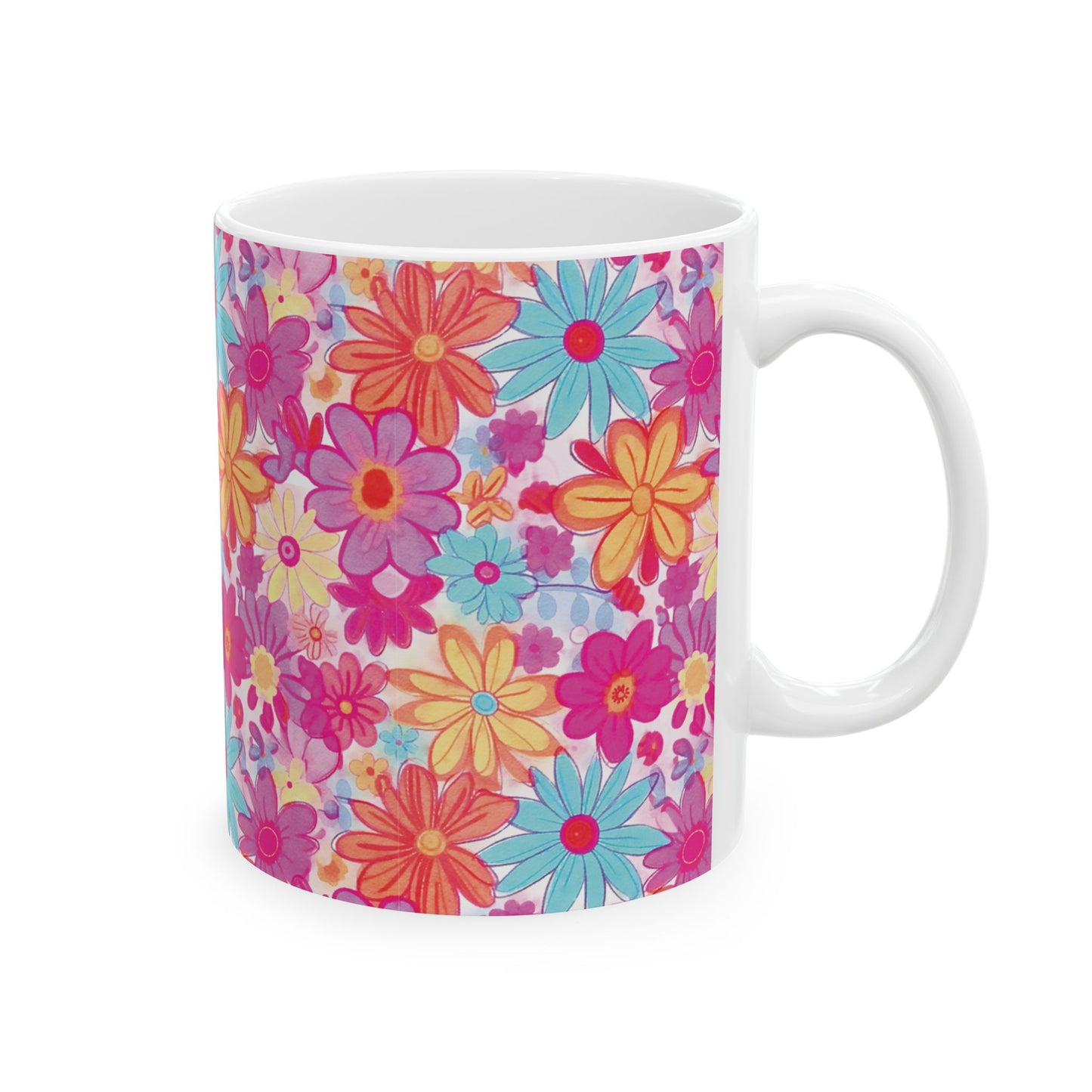 Cute Spring Flowers Coffee Mug (11oz)