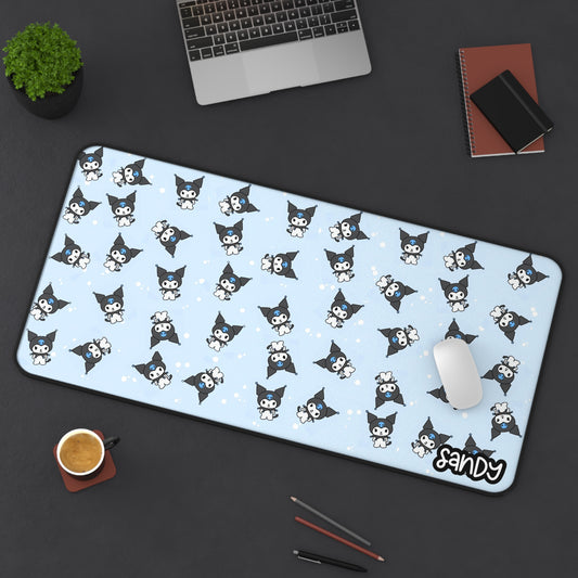 Cute Kuromi Desk Mat - Kuromi Lover Gift, Office Decor, Mouse Pad, Home Office Accessories, Sanrio Themed Gift