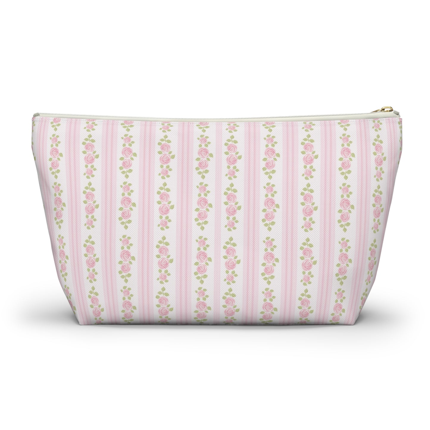 Personalized Pink Floral Pouch | Pink Floral Accesories Bag | Wipes & Dipes Pouch