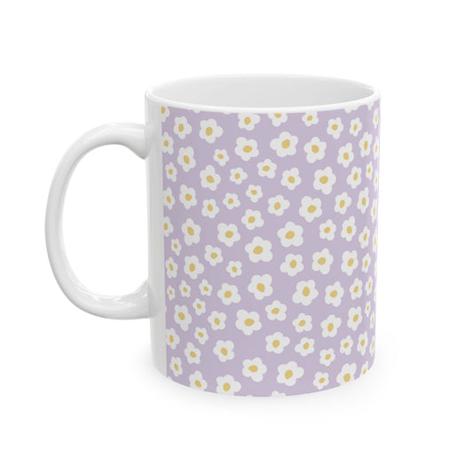 Cute Retro Flowers Coffee Mug (11oz)