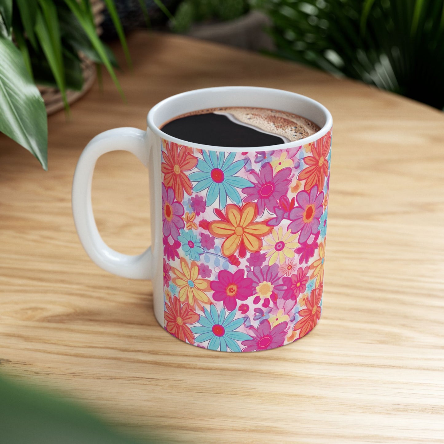 Cute Spring Flowers Coffee Mug (11oz)