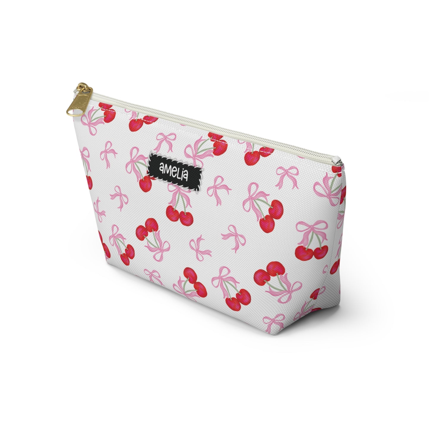 Personalized Coquette Cherries Pouch | Coquette Cherries Accesories Bag