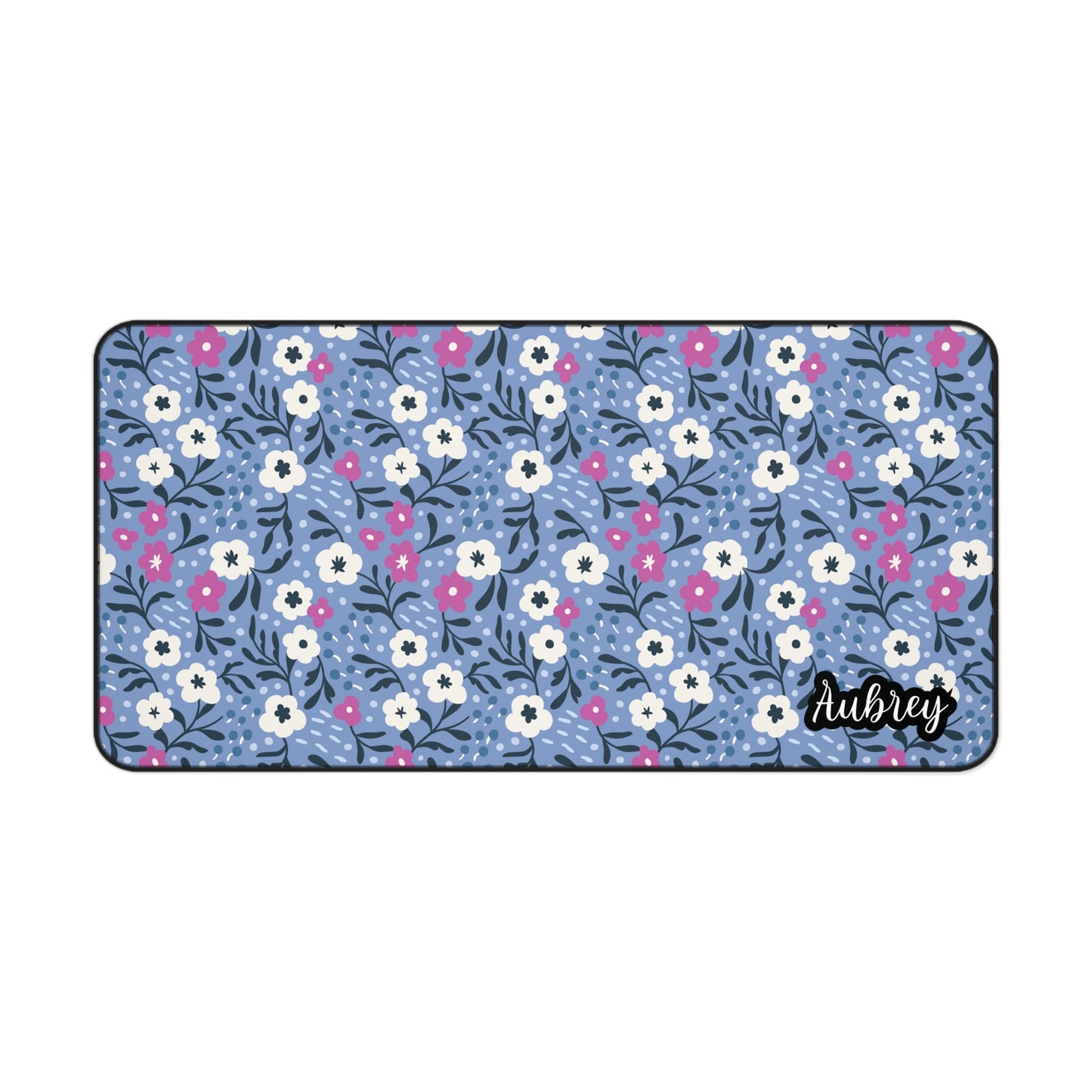 Elegant Floral Personalized Desk Mat | Blossom Luxe Desk Pad| Cute Desk Pad