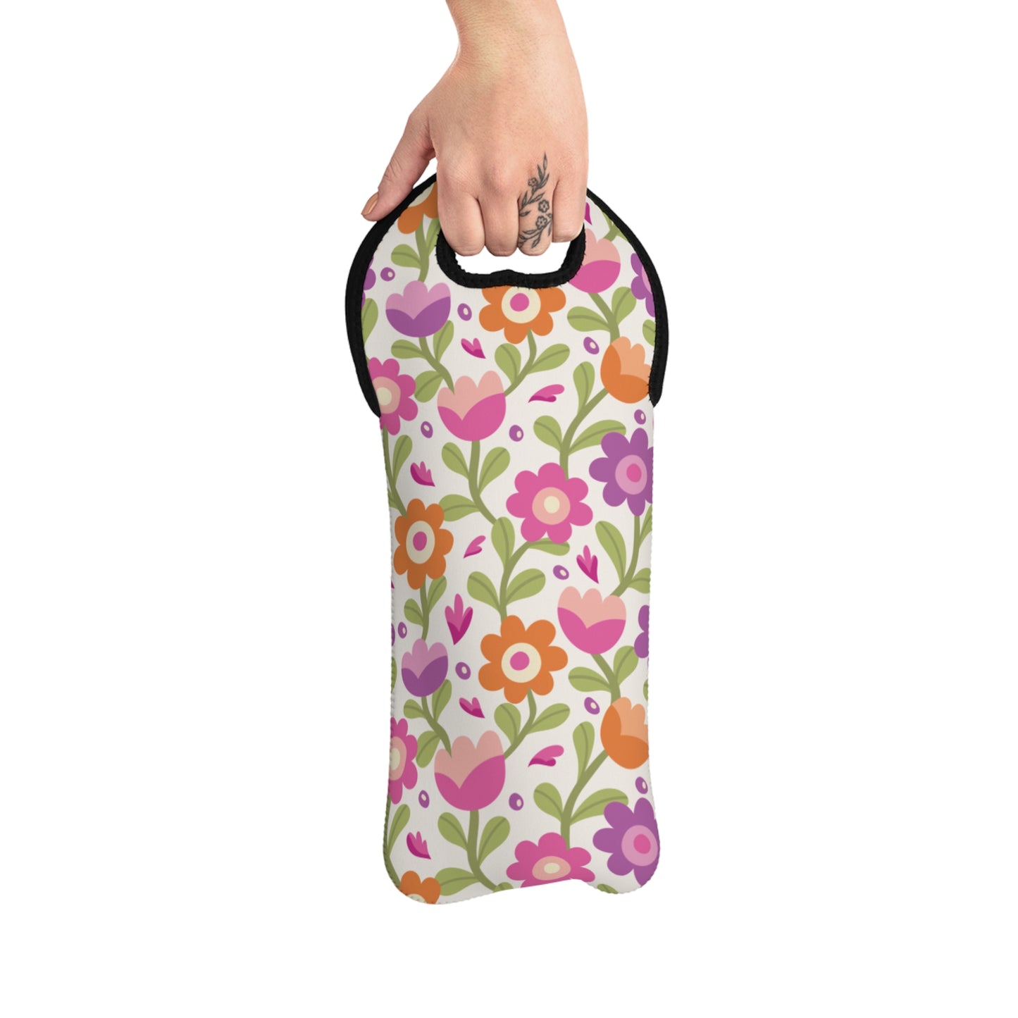 Cute Wine Tote Bag | Insulated Wine Bag