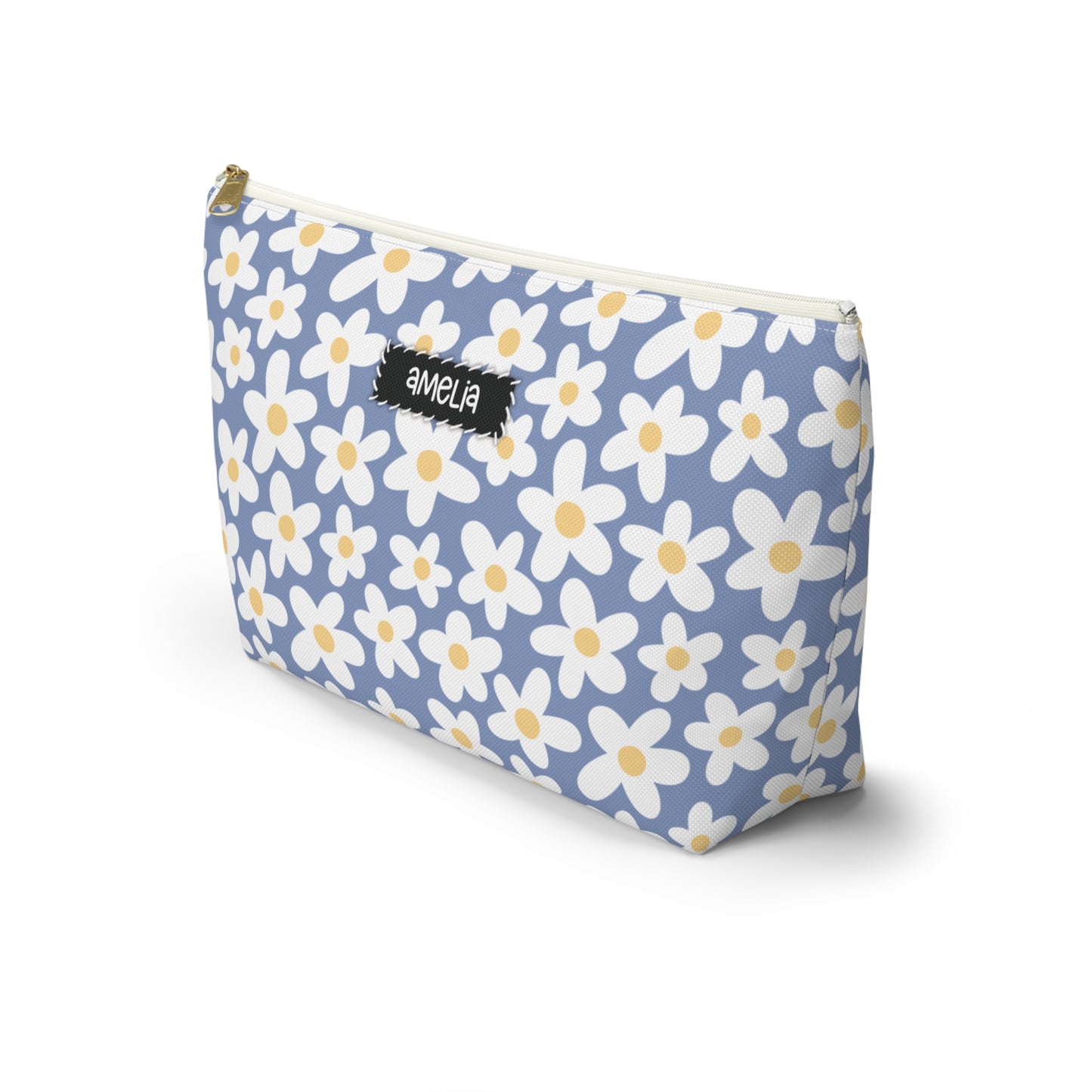 Personalized Floral Pouch | Floral Accesories Bag