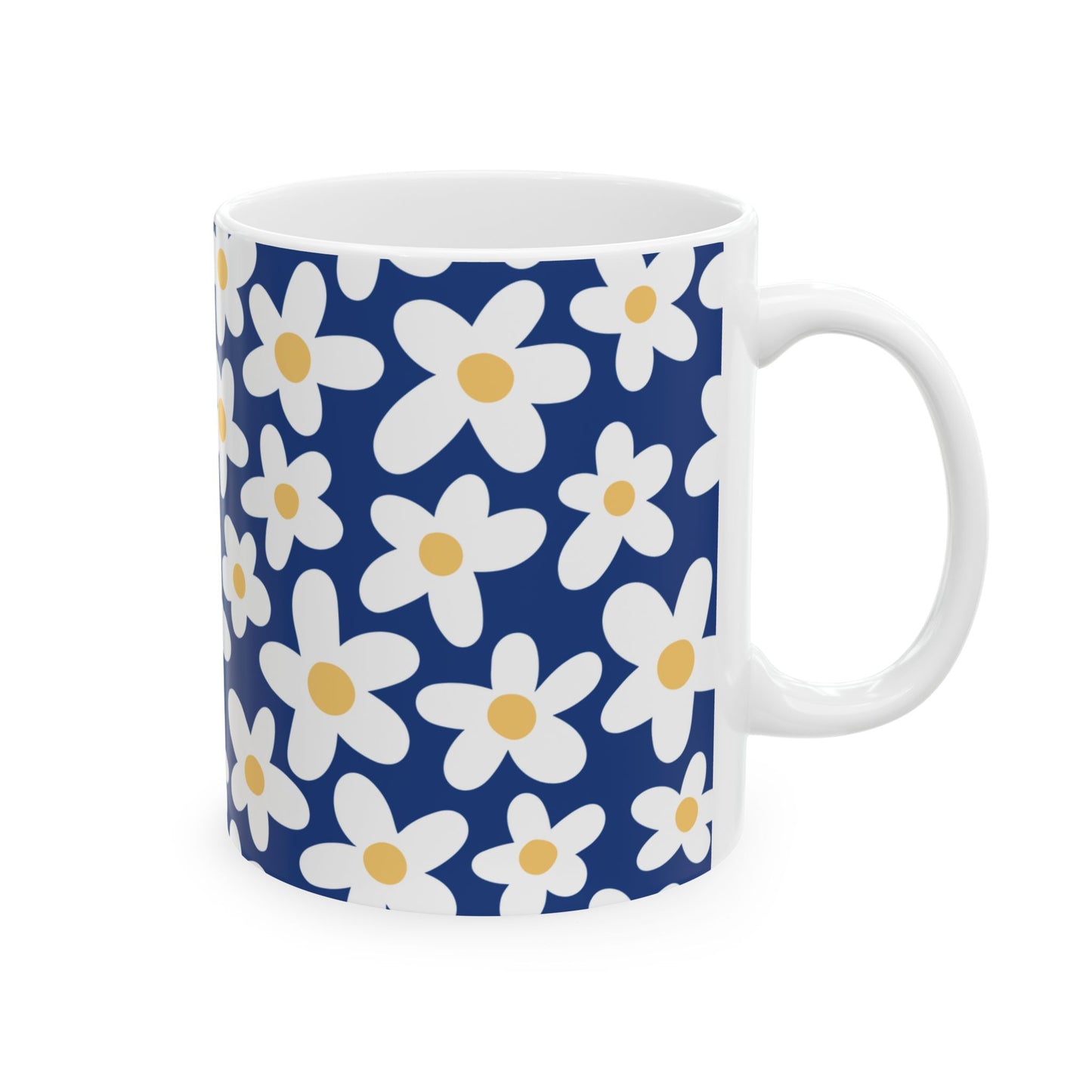 Cute Retro Flowers Coffee Mug (11oz)
