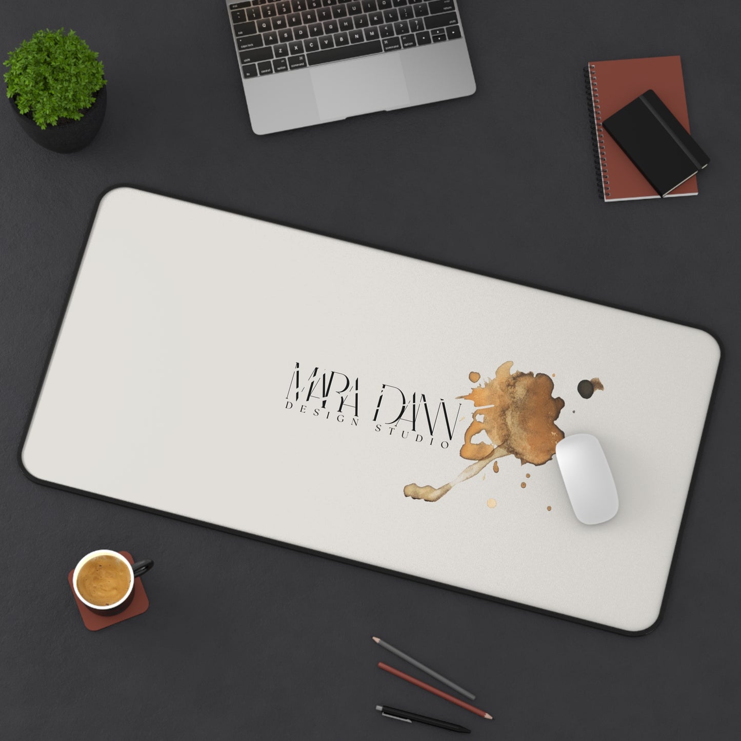 Your Company Logo Desk Mat, Custom Elegant Desk Mat for Home Office, Stylish Mouse Pad, Desk Accessory, Modern Decor, Gift for Productivity Enthusiasts