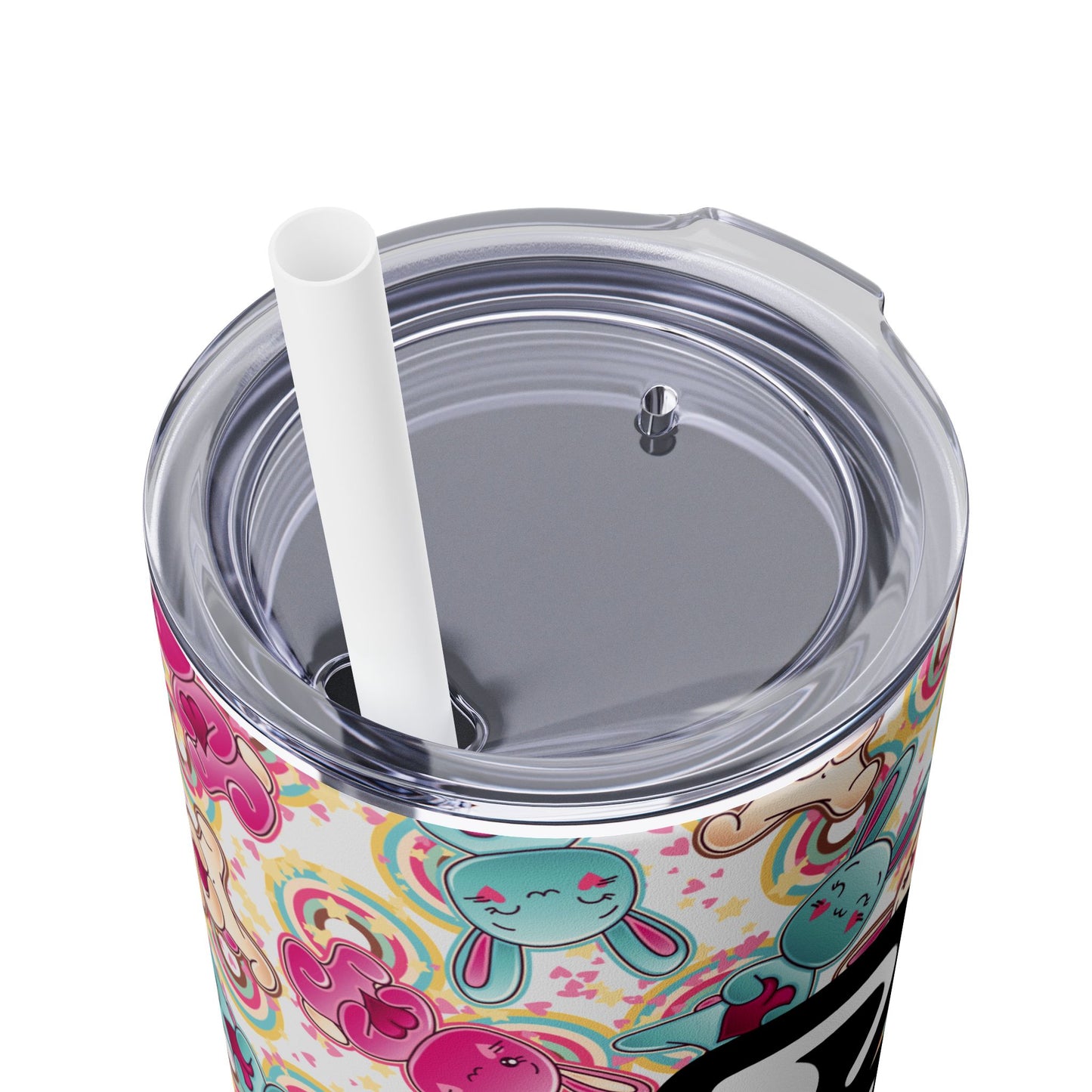Personalized Skinny Tumbler with Straw, 20oz