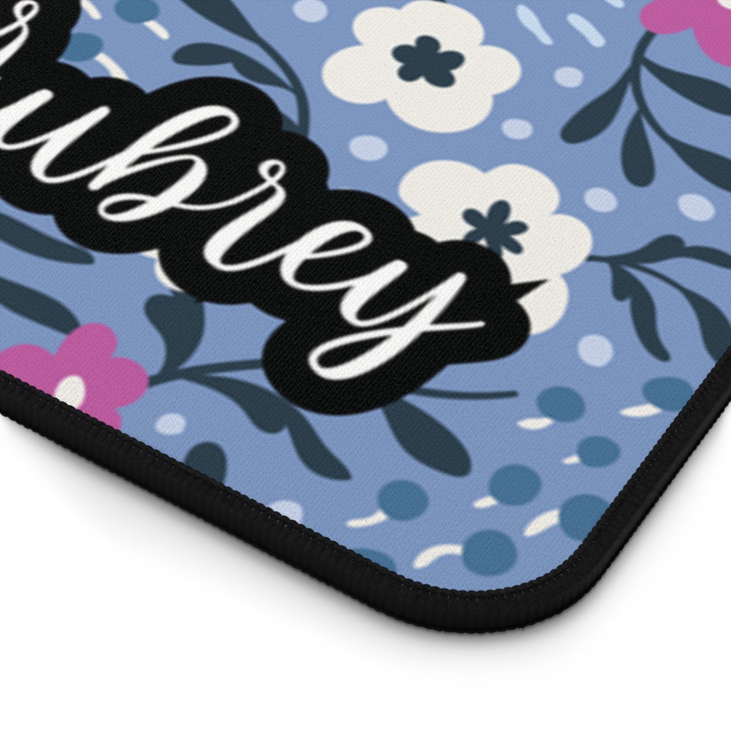 Elegant Floral Personalized Desk Mat | Blossom Luxe Desk Pad| Cute Desk Pad