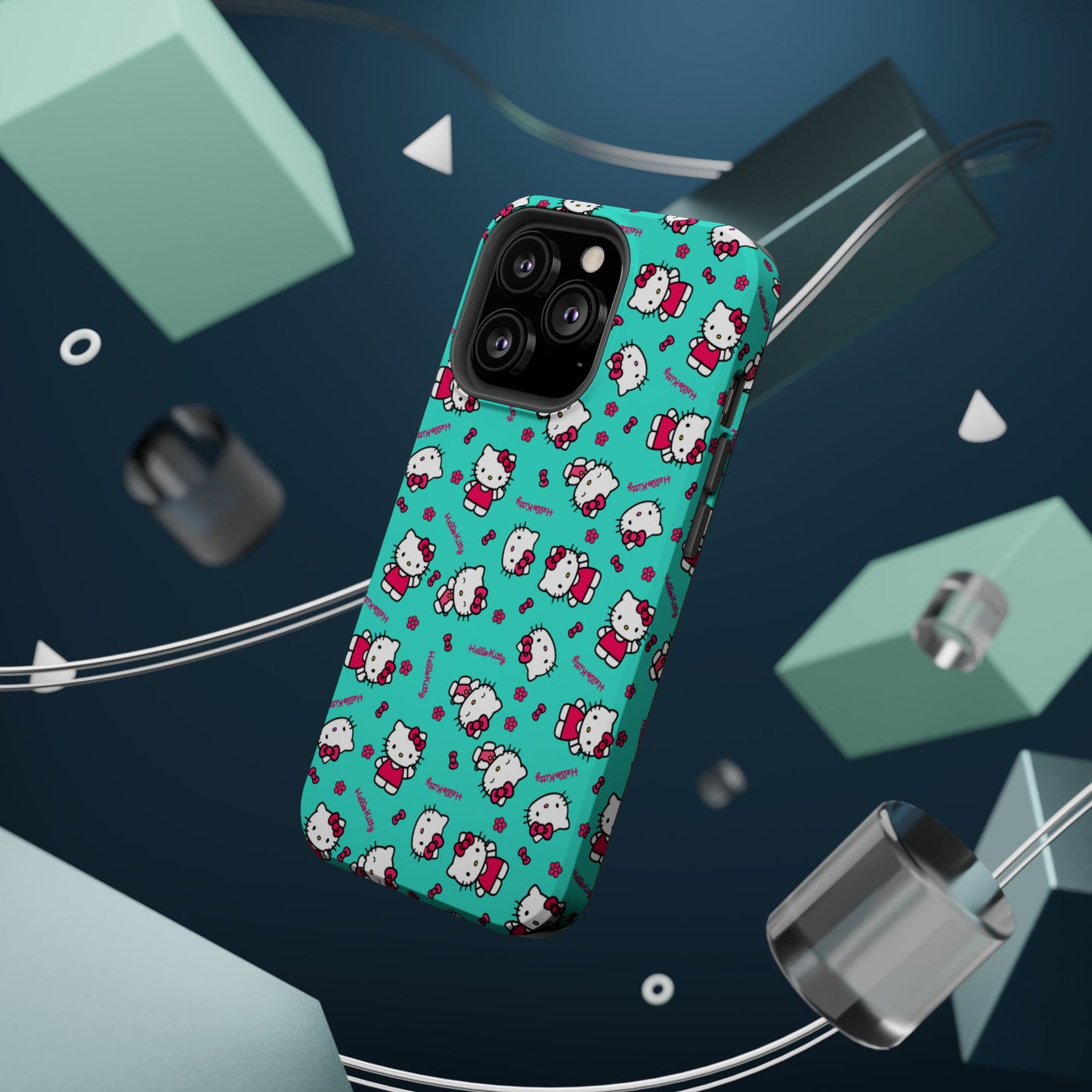 Cute Hello Kitty Magnetic Tough Case - Durable Phone Protection with Adorable Design
