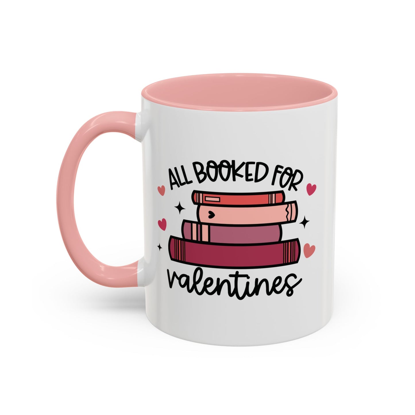 Booklover Valentines Coffee Mug (11oz) | Booked for Valentines Mug