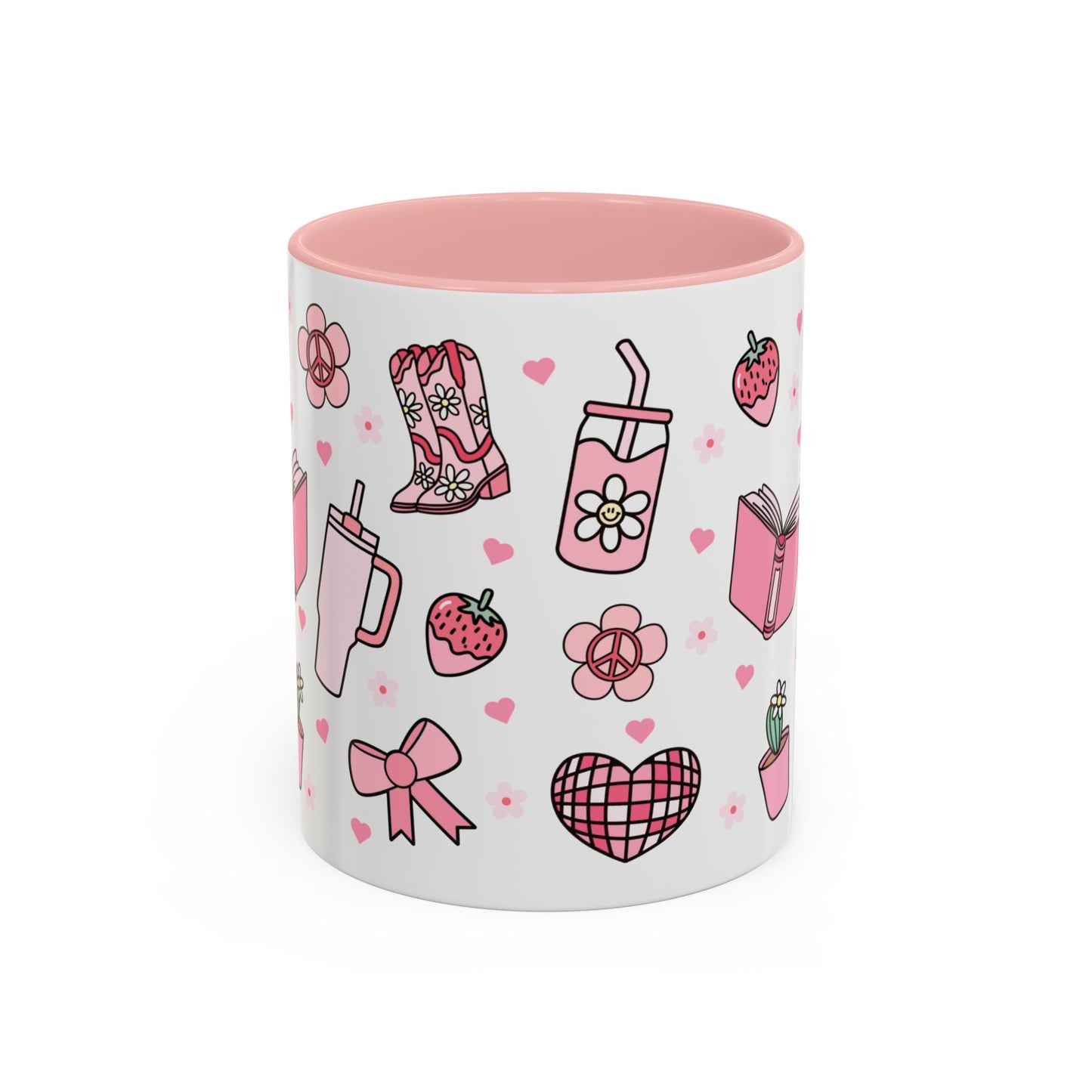 Booklover Pink Coffee Mug (11oz)