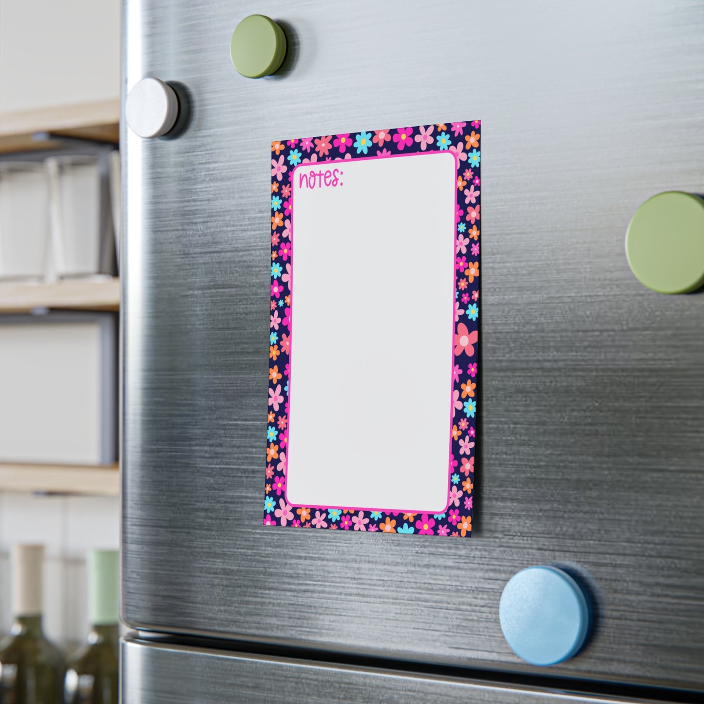 Flower Pattern Post-it® Note Pads - Bright & Colorful Sticky Notepad for Everyday Use