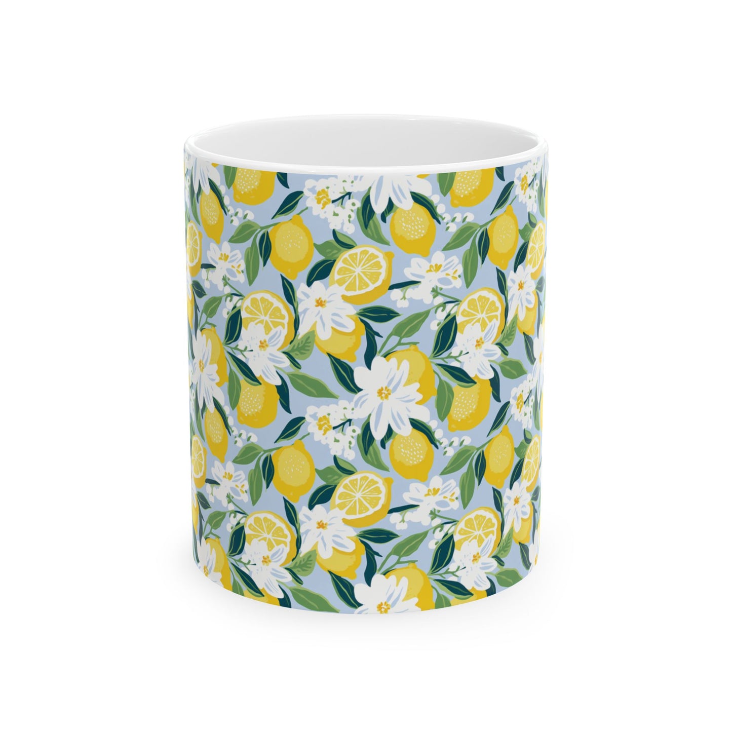 Cute Spring Lemon Lime Coffee Mug (11oz)