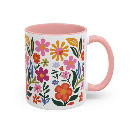 Cute Spring Floral Coffee Mug (11oz)