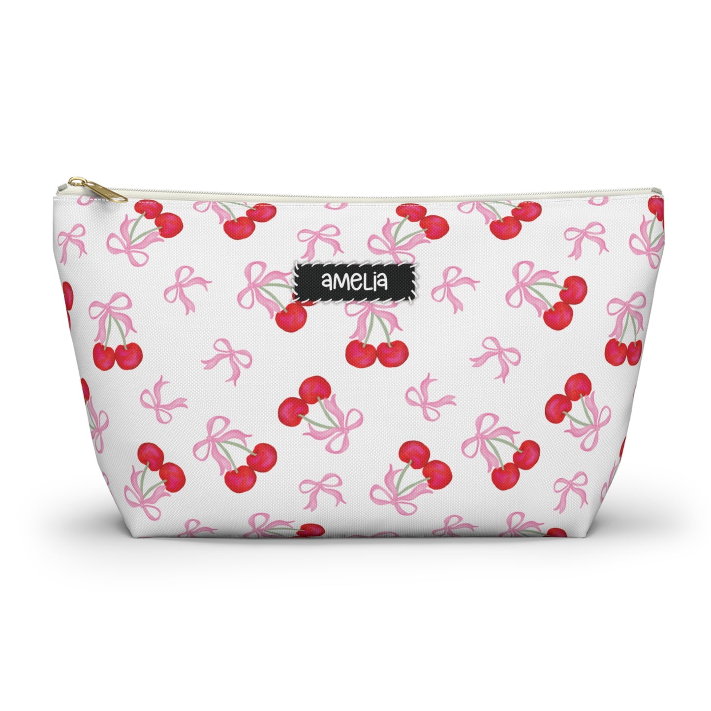 Personalized Coquette Cherries Pouch | Coquette Cherries Accesories Bag