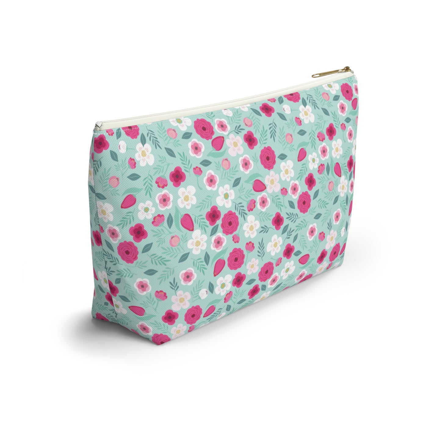 Personalized Floral Pouch | Floral Accesories Bag