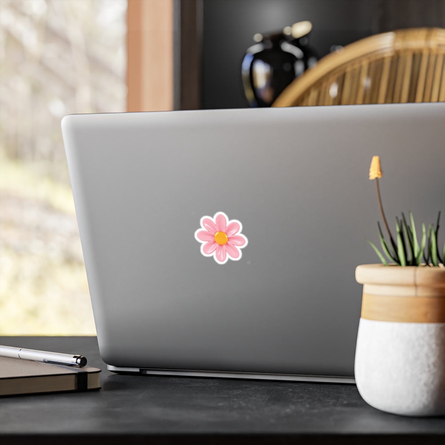 Cute Flower Decorative Sticker (waterproof) 2”x2”