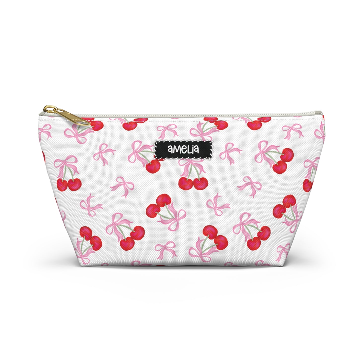 Personalized Coquette Cherries Pouch | Coquette Cherries Accesories Bag