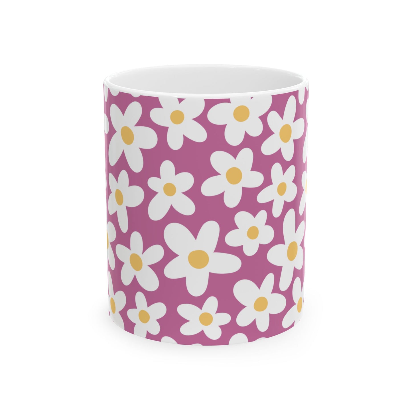 Cute Retro Flowers Coffee Mug (11oz)