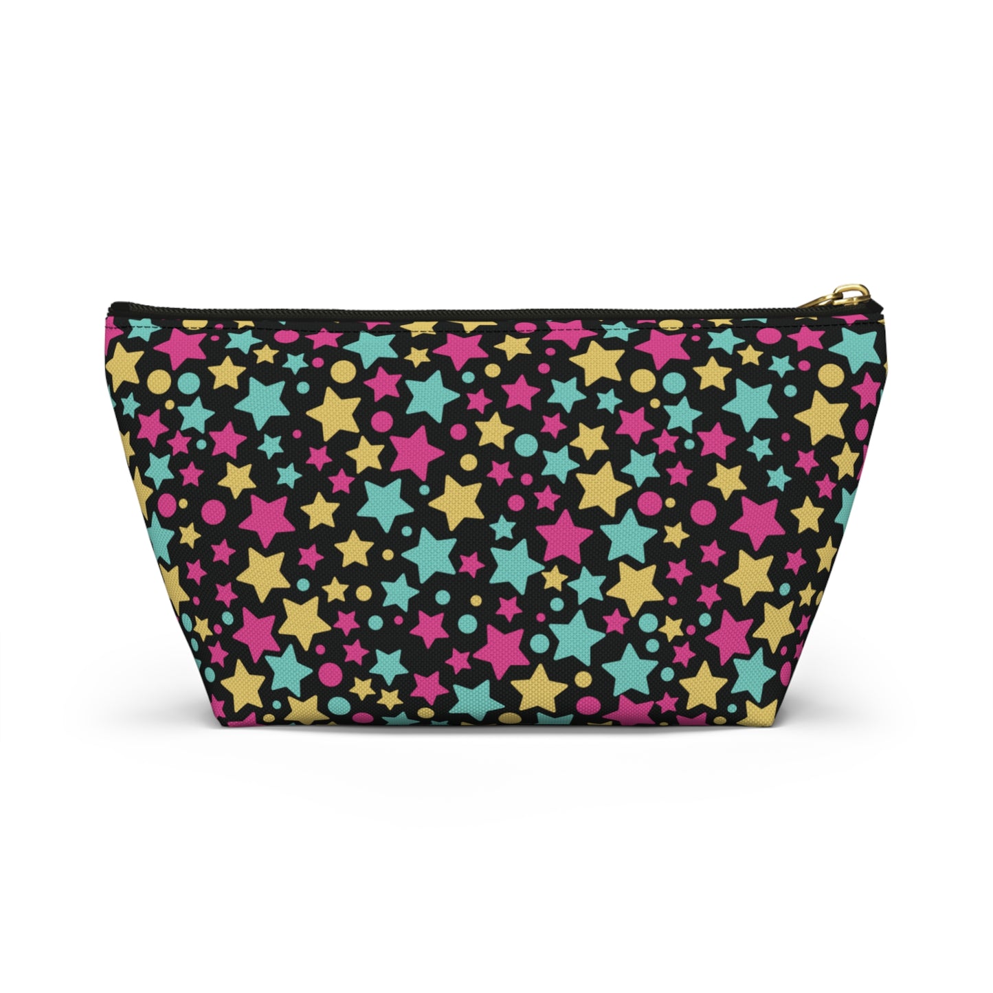 Personalized Pouch with Stars | Black Accesories Bag