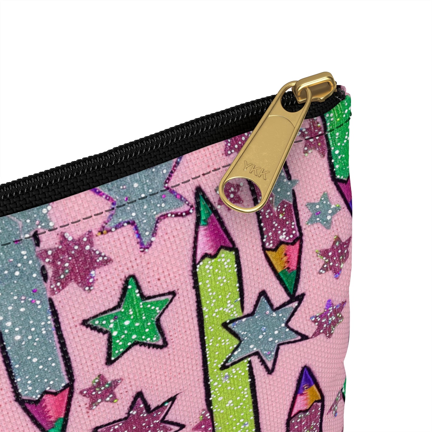 Teacher Pencil Case | Teacher Accessory Pouch with Colorful Bow Design - Perfect Gift for Educators
