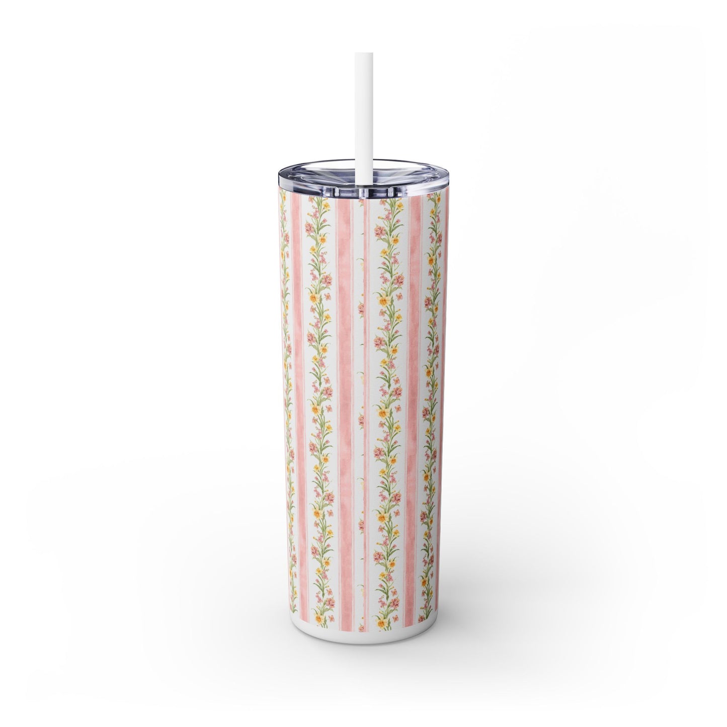 Personalized Coquette Floral Tumbler 20oz