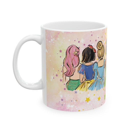 Cute Disney Princess Coffee Mug (11oz)