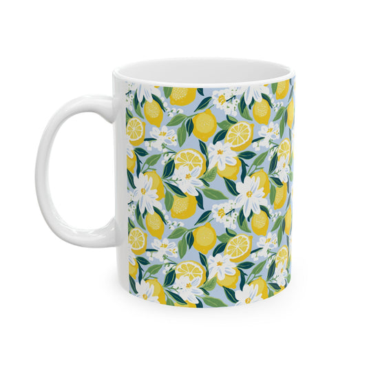 Cute Spring Lemon Lime Coffee Mug (11oz)