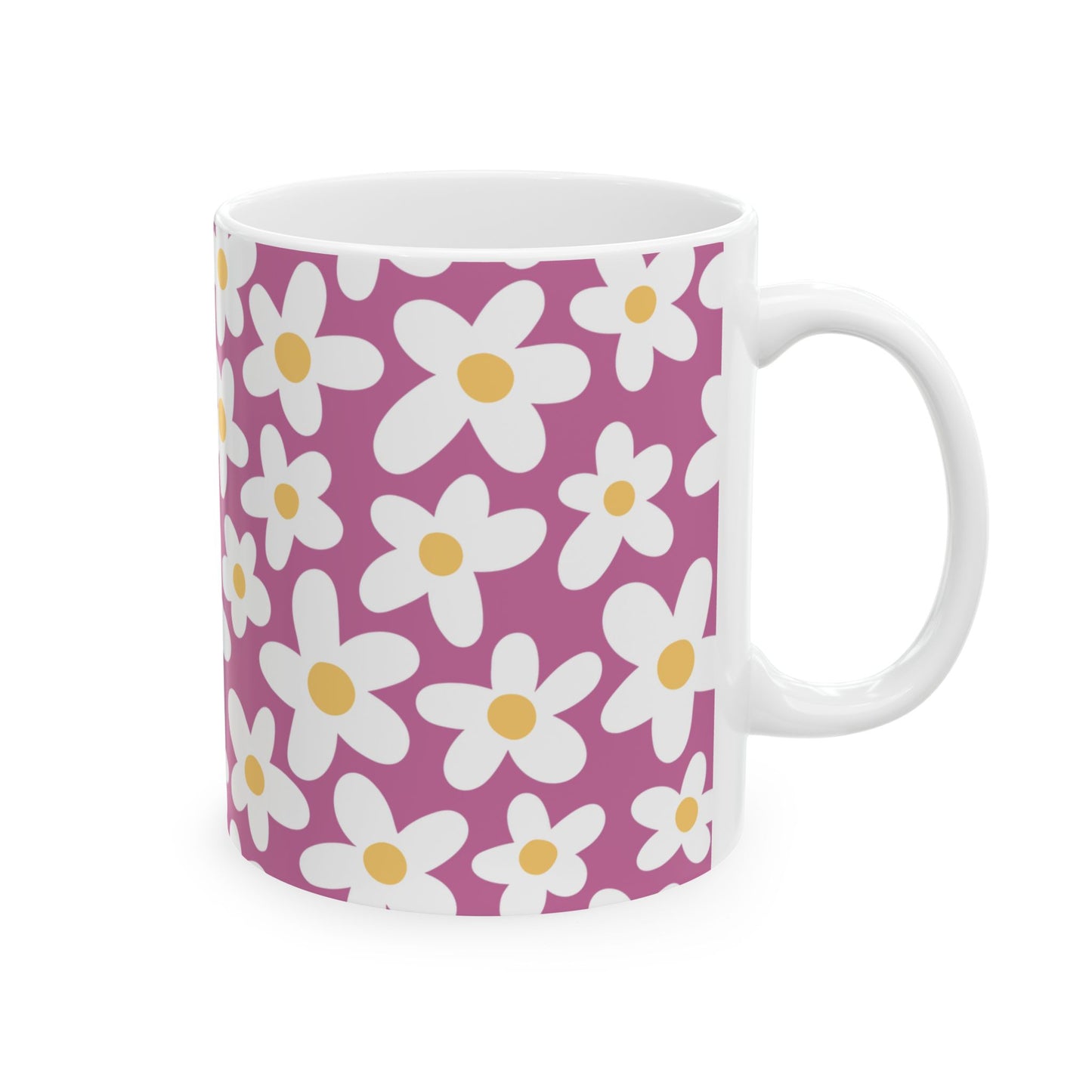 Cute Retro Flowers Coffee Mug (11oz)