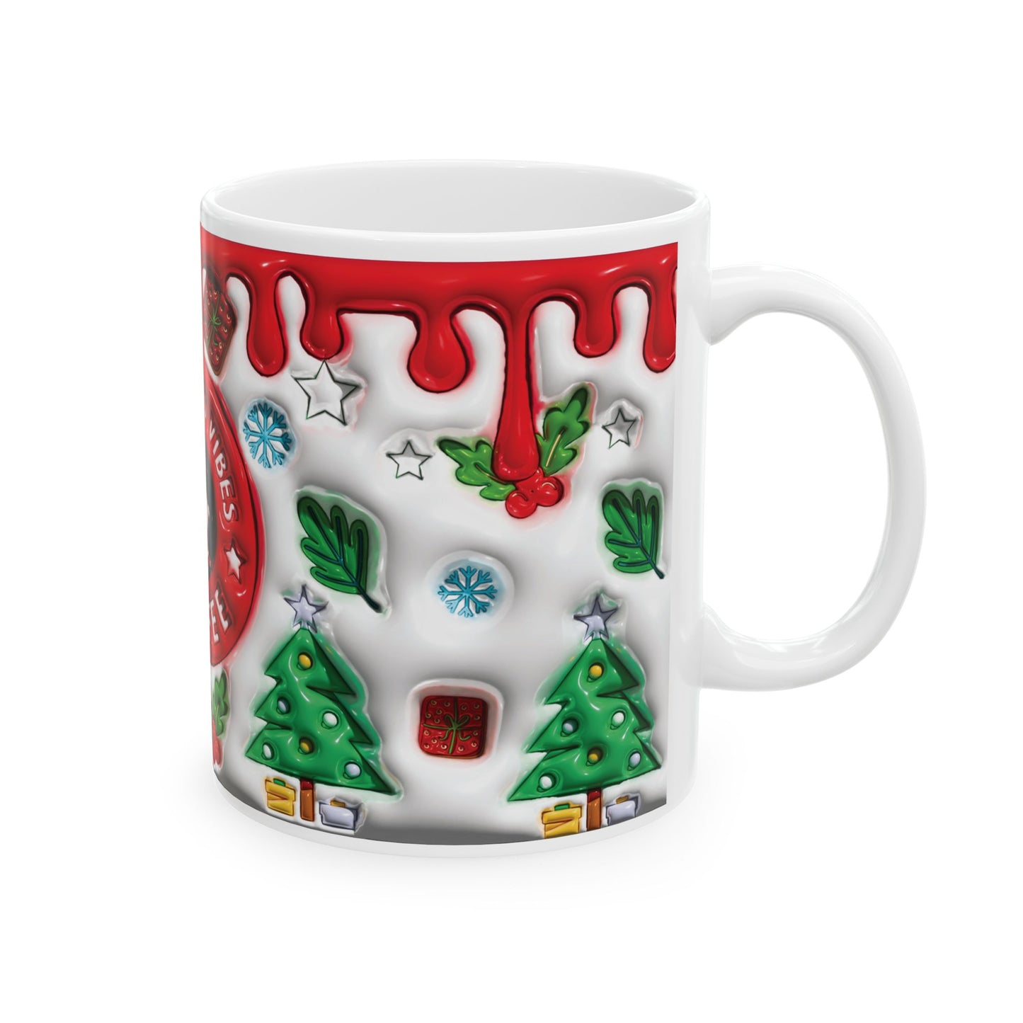 Christmas Ceramic Mug, (11oz)