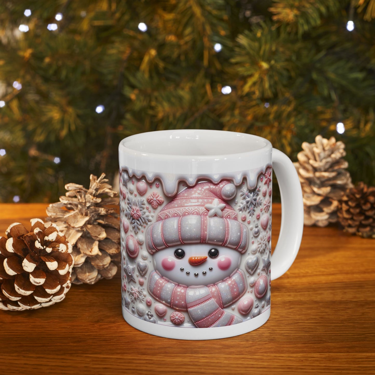 Christmas Ceramic Mug, (11oz)