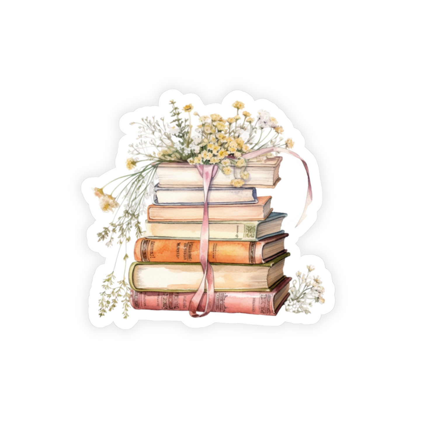 Book Art Sticker (water proof) 3”x4”