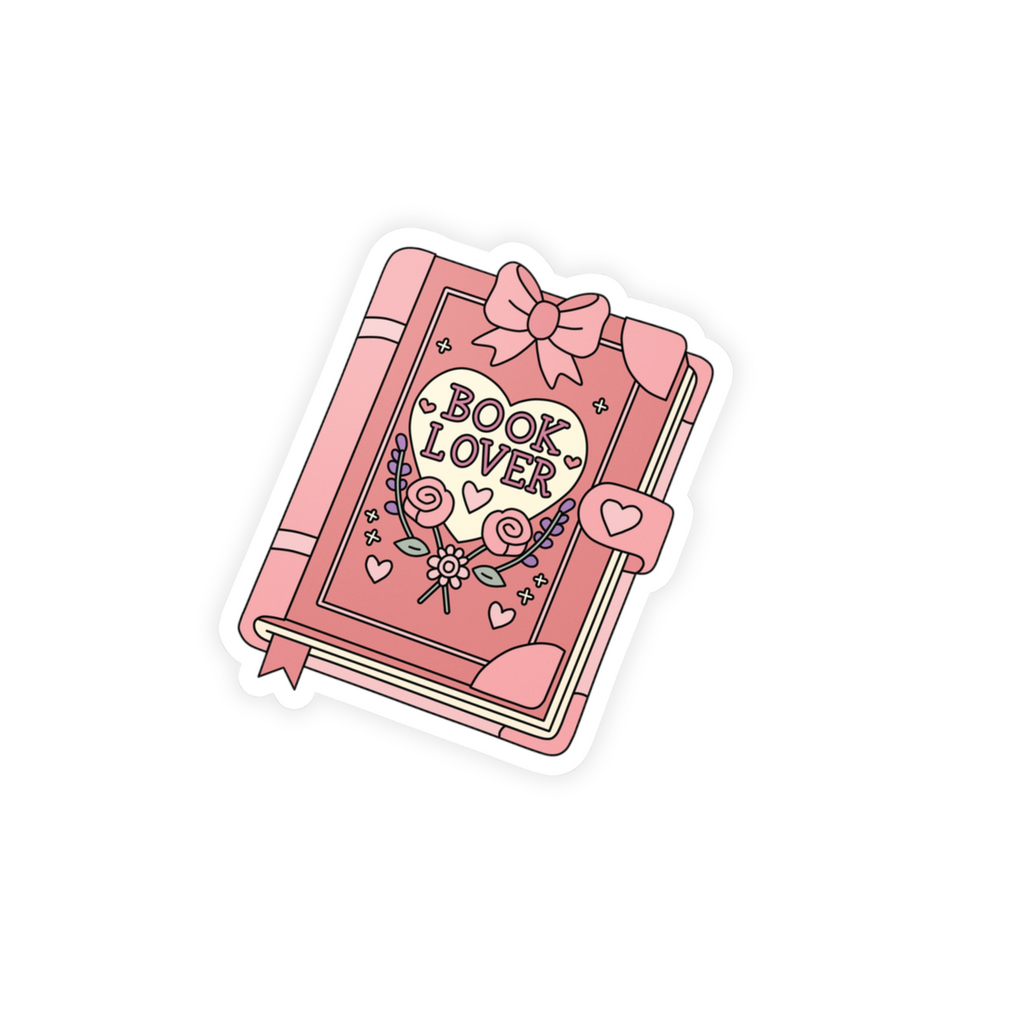 Booklover Sticker (water proof) 3”x4”