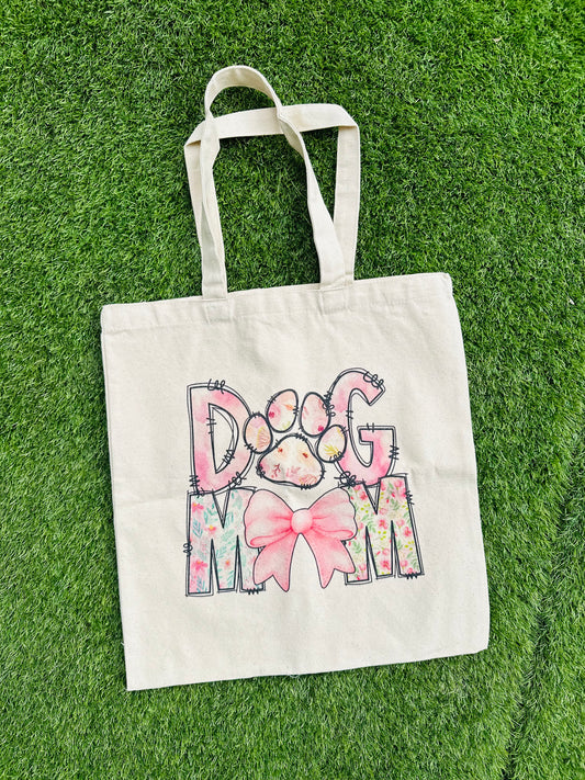 Dog Mom Tote Bag